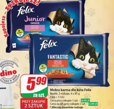 Mokra karma dla kota Felix