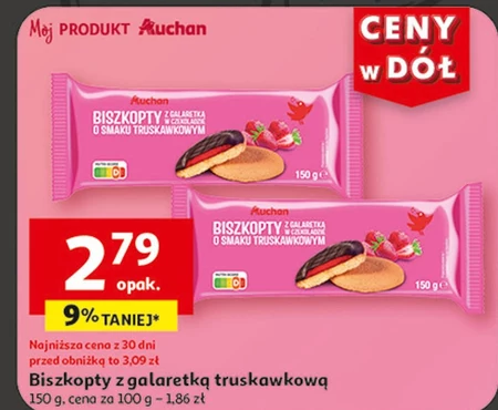 Biszkopty z galaretką Auchan