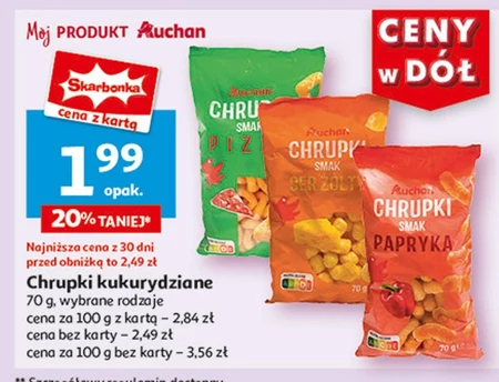Кукурудзяні чіпси Auchan