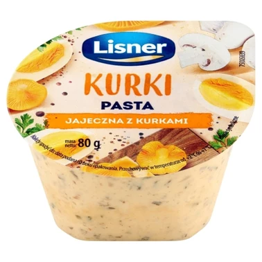 Lisner Pasta jajeczna z kurkami 80 g - 0