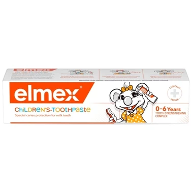 Pasta do zębów elmex dla dzieci 0-6 lat z zawartością fluoru 1000ppm - 1