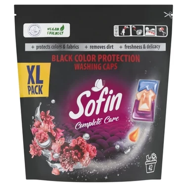 Sofin XL Complete Care Black Color Protection Kapsułki do prania 1008 g (42 x 24 g) - 0