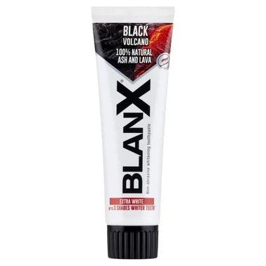 BlanX Black Volcano Nieabrazyjna wybielająca pasta do zębów 75 ml - 0