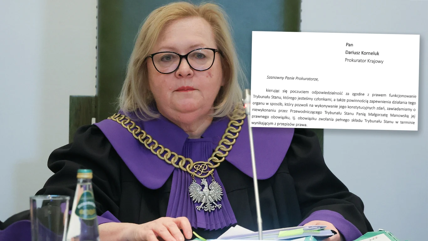 Sędziowie zawiadamiają prokuraturę, piszą do marszałków Sejmu, Senatu, prezydenta i resortu sprawiedliwości. Chodzi o Manowską Sędziowie zawiadamiają prokuraturę, piszą do marszałków Sejmu, Senatu, prezydenta i resortu sprawiedliwości. Chodzi o Manowską