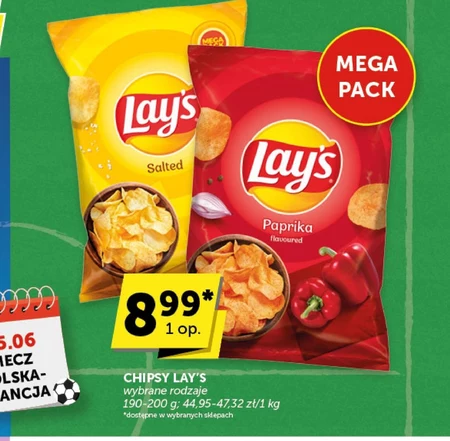 Lay's Chipsy ziemniaczane o smaku papryki 200 g