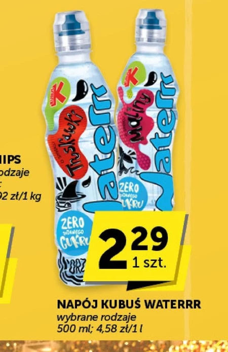 Kubuś Waterrr Napój o smaku cytryny 500 ml