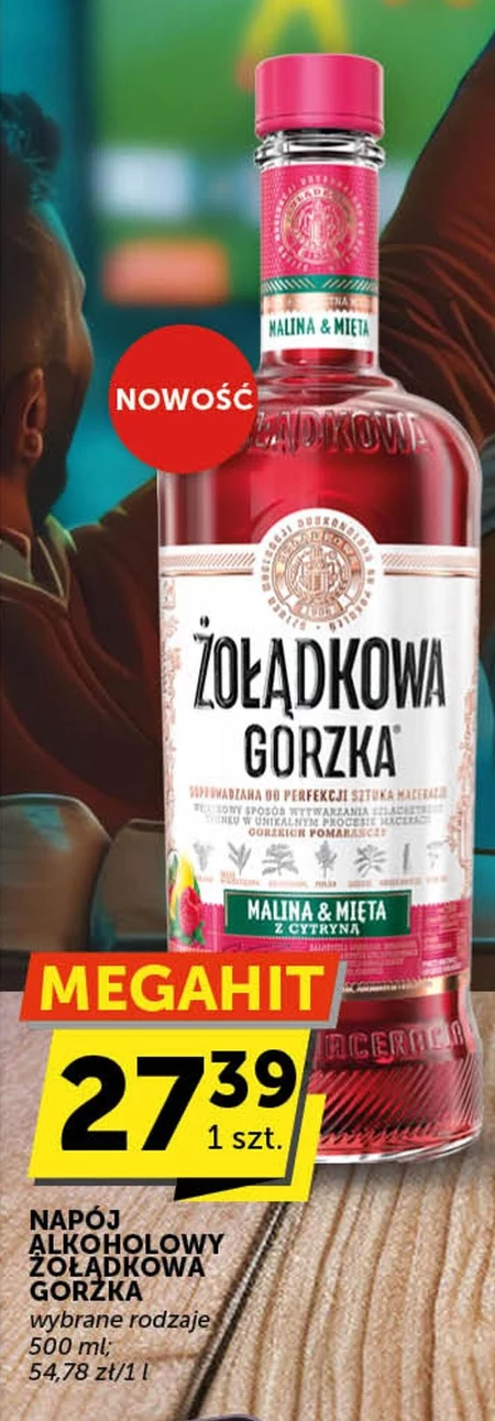 Алкогольні напої Żołądkowa Gorzka
