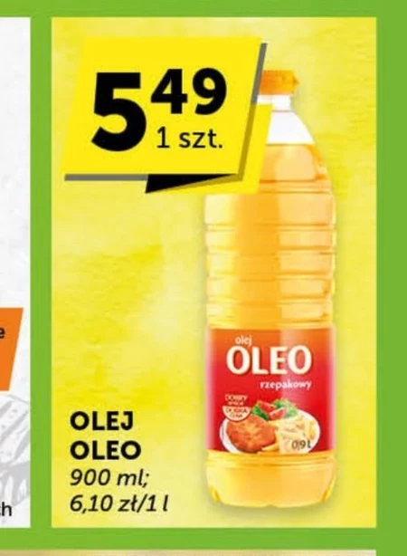 Oleo Olej słonecznikowy 0,9 l