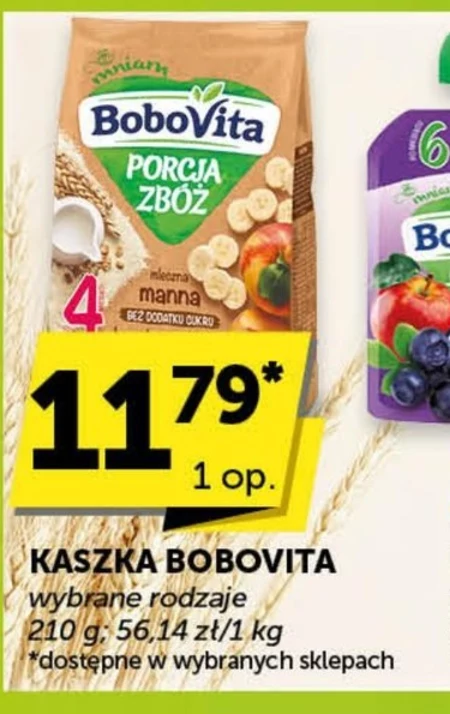 BoboVita Porcja zbóż Kaszka mleczna manna po 4 miesiącu 210 g