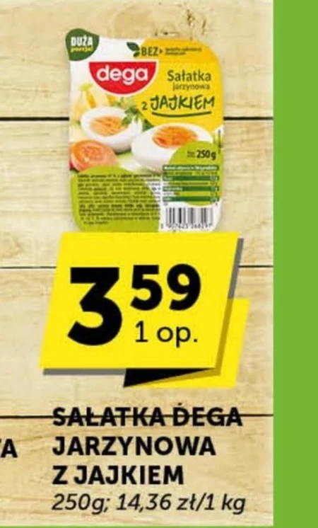 dega Sałatka jarzynowa z jajkiem 250 g