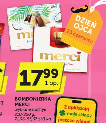 merci Finest Selection Kolekcja czekoladek 250 g (20 sztuk)