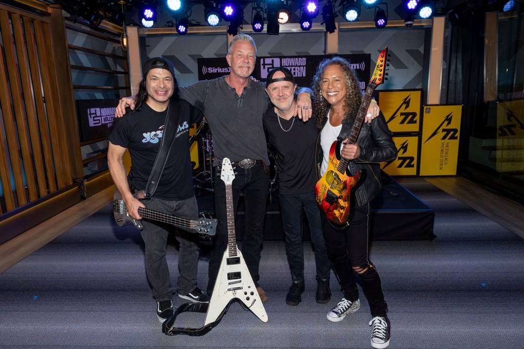 Robert Trujillo, James Hetfield, Lars Ulrich i Kirk Hammett z zespołu Metallica