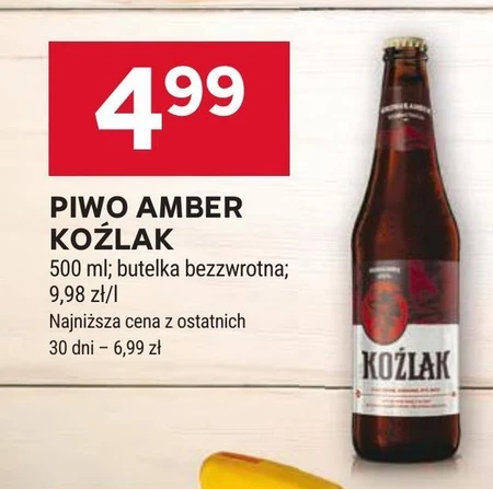 Amber Koźlak Piwo ciemne rubinowe 500 ml