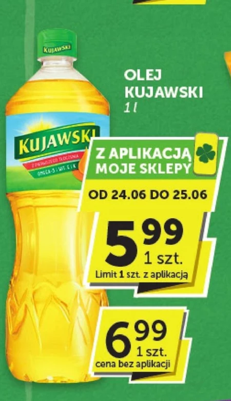 Kujawski Olej rzepakowy z pierwszego tłoczenia 1 l