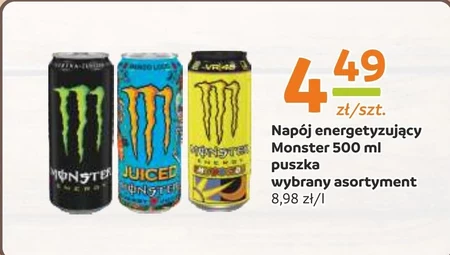 Monster Energy Mango Loco Gazowany napój energetyczny 500 ml