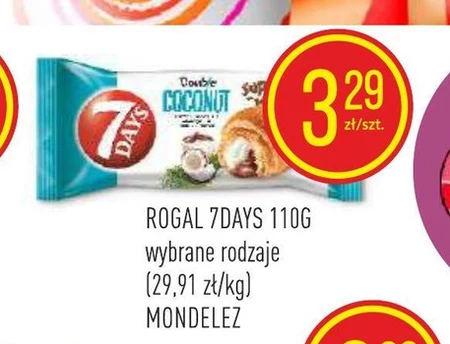 7 Days Doub!e Super Max Rogalik z nadzieniem kakaowym i o smaku kokosowym 110 g