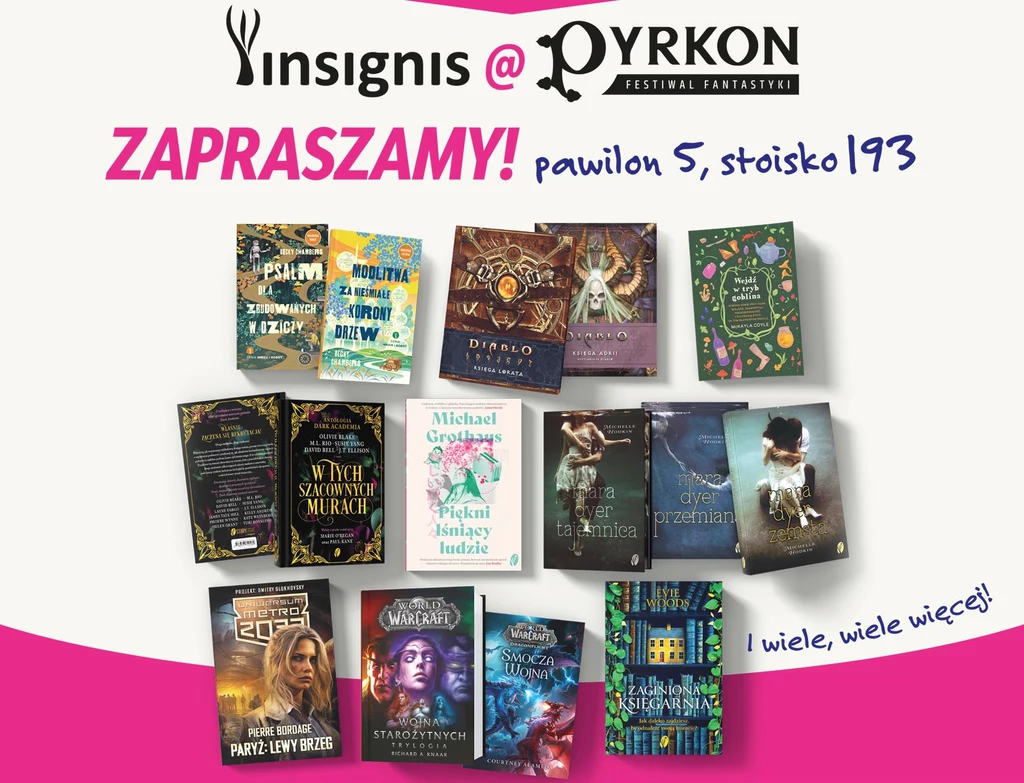 Wydawnictwo Insignis pojawi się na Pyrkonie