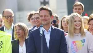 Rafał Trzaskowski. Konferencja prasowa liderów inicjatywy Campus Polska