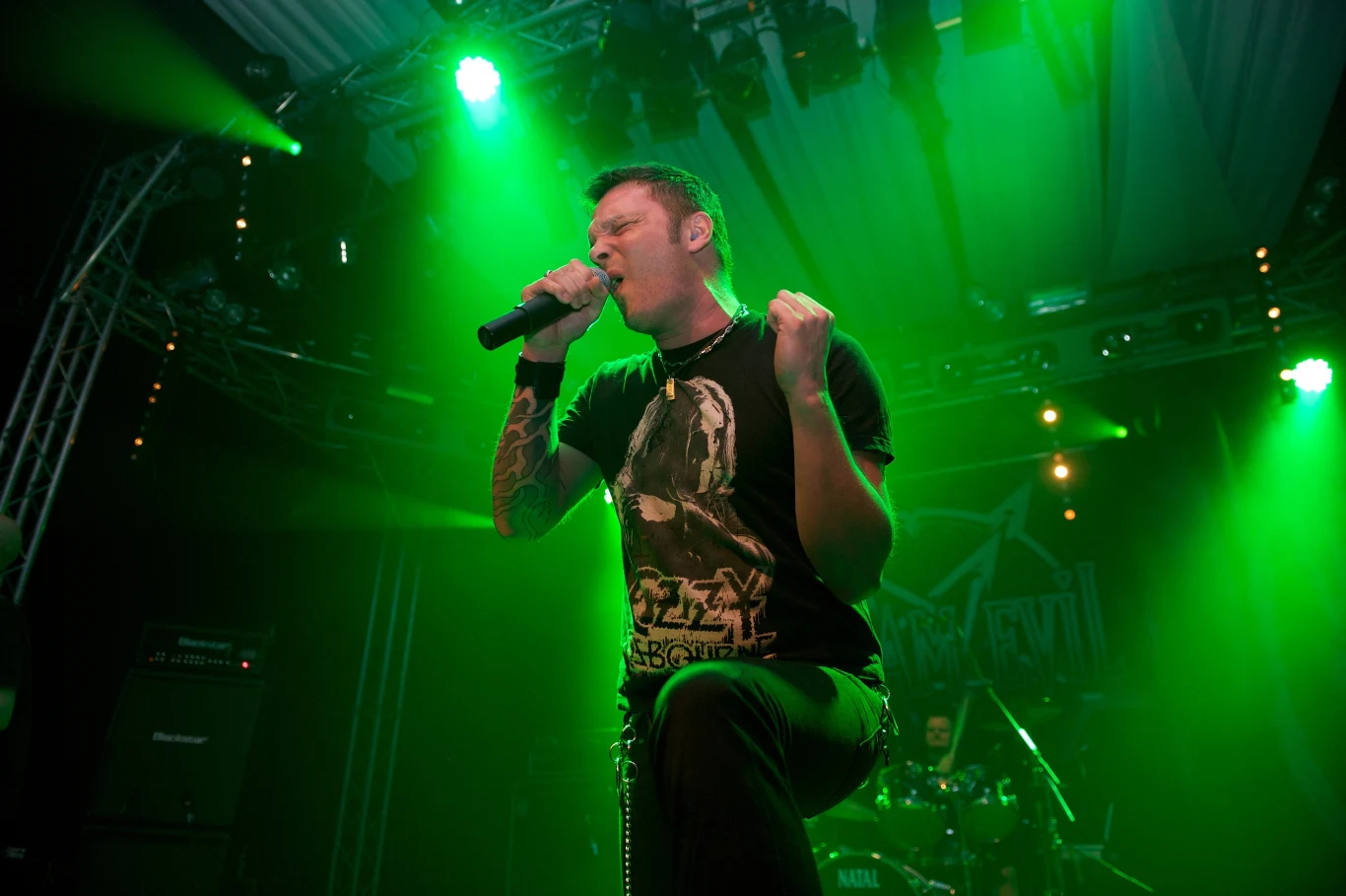 Niklas Isfeldt (Dream Evil) w akcji Niklas Isfeldt (Dream Evil) w akcji