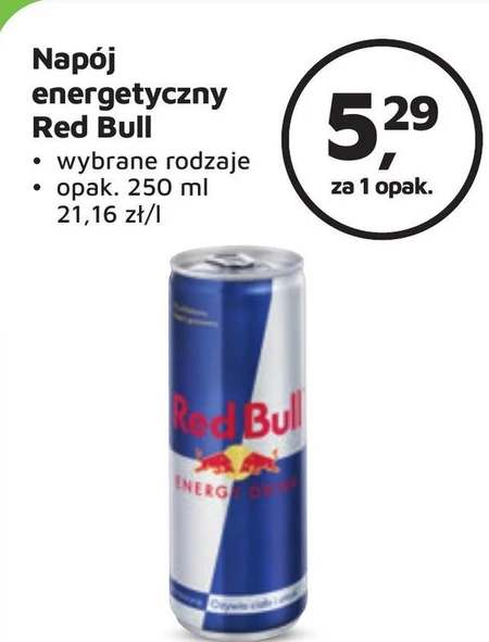 Red Bull Napój energetyczny 250 ml