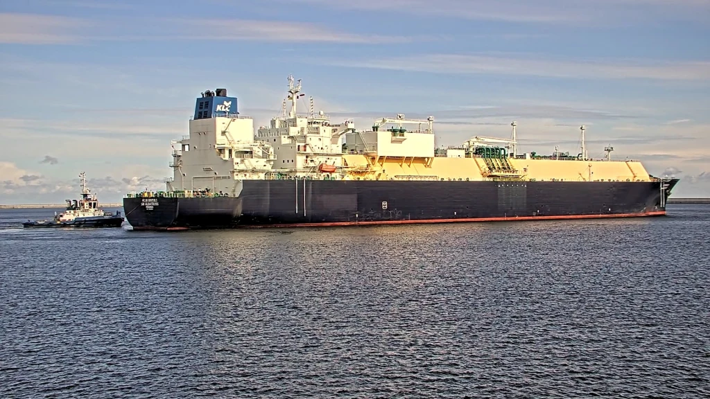 SM Albatross zawinął do Świnoujście. To już 292 transport LNG w polskim gazoporcie. Fot. GAZ-SYSTEM - X (Twitter)