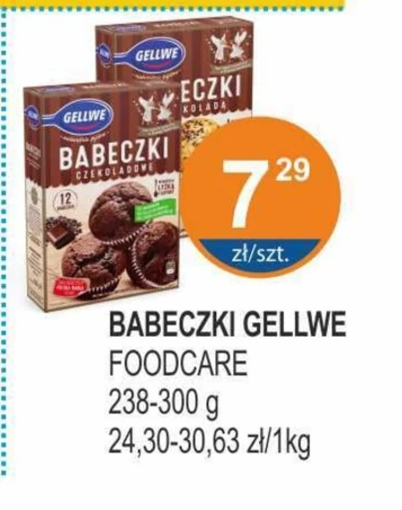 Gellwe Babeczki czekoladowe mieszanka do wypieku 300 g