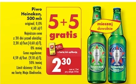 Heineken Silver Piwo jasne 500 ml