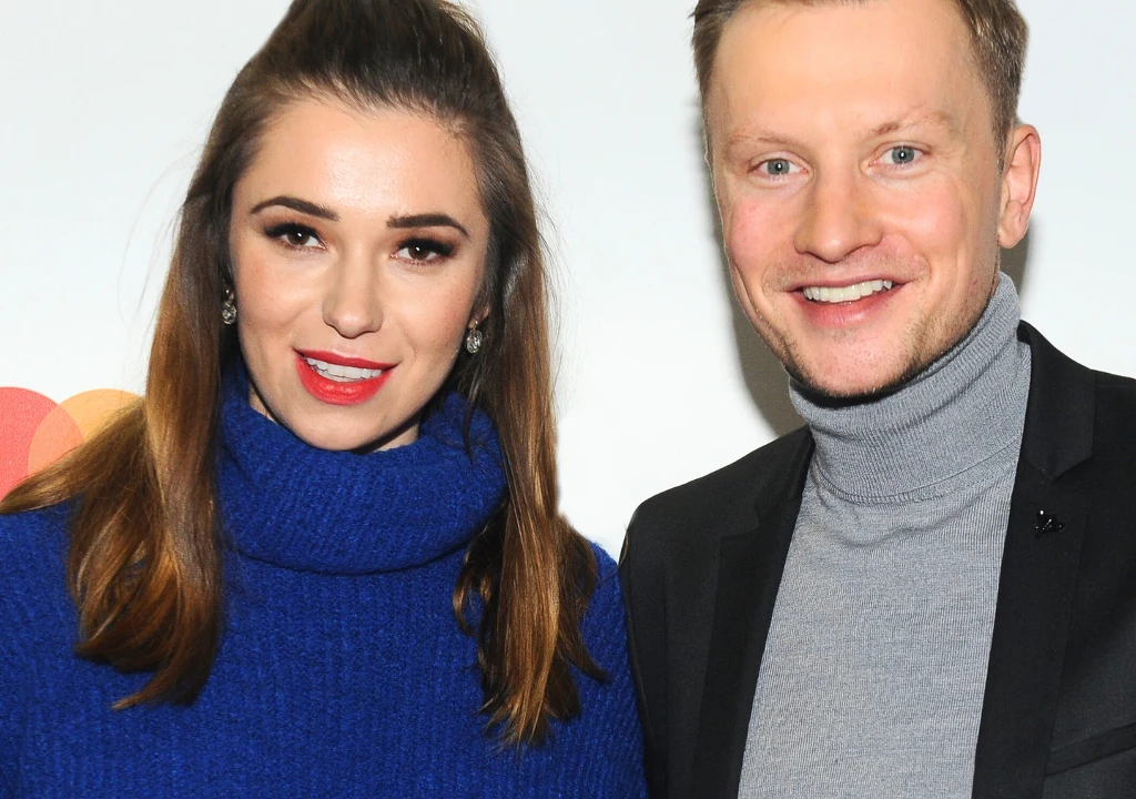 Jakub Wesołowski z żoną Agnieszką