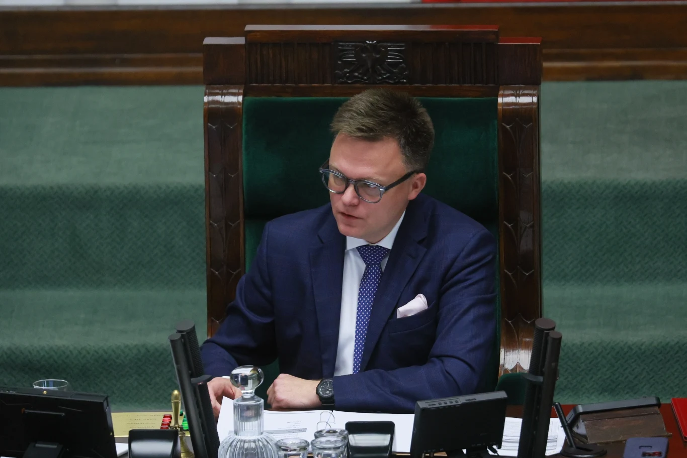 Marszałek Sejmu Szymon Hołownia Marszałek Sejmu Szymon Hołownia