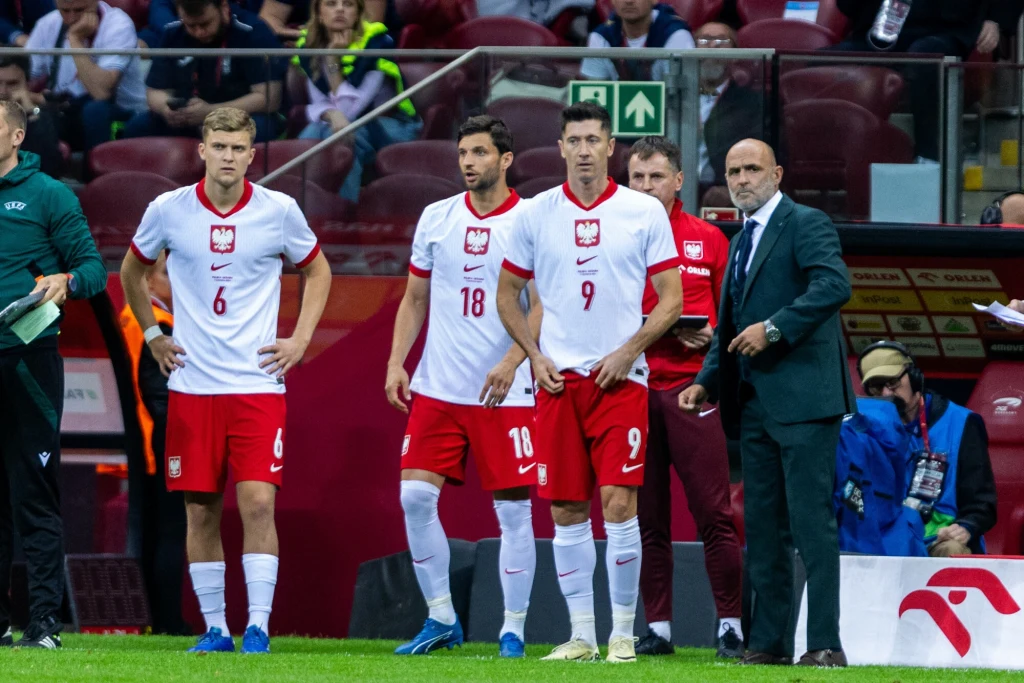 Reprezentacja Polski z Jakubem Kałuziński w składzie Reprezentacja Polski z Jakubem Kałuziński w składzie