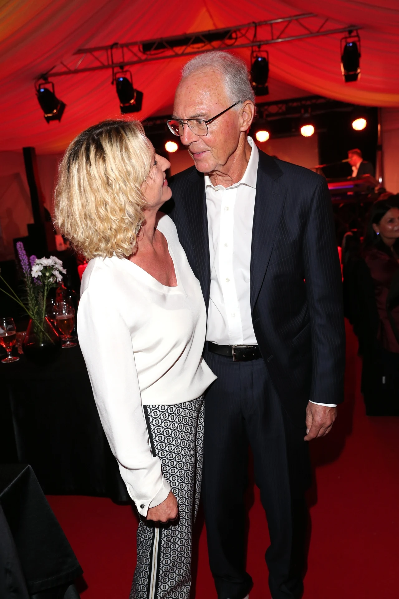 Franz Beckenbauer z żoną Heidi