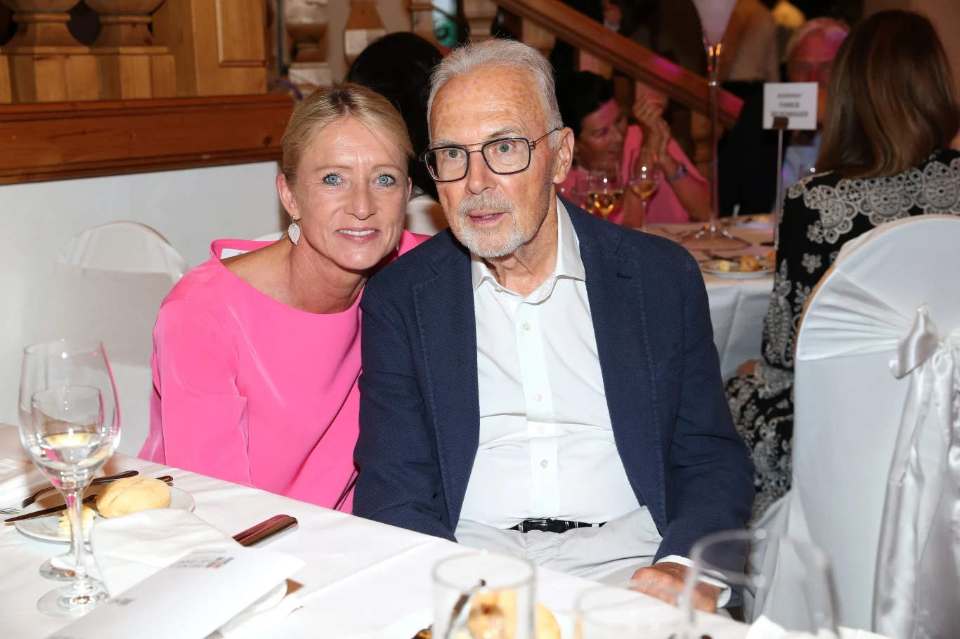Franz Beckenbauer z żoną Heidi