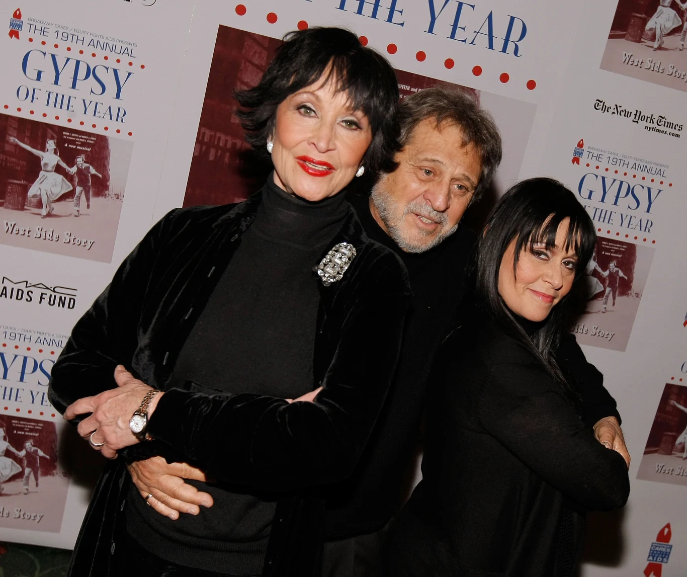 Chita Rivera, Tony Mordente i ich córka Lisa