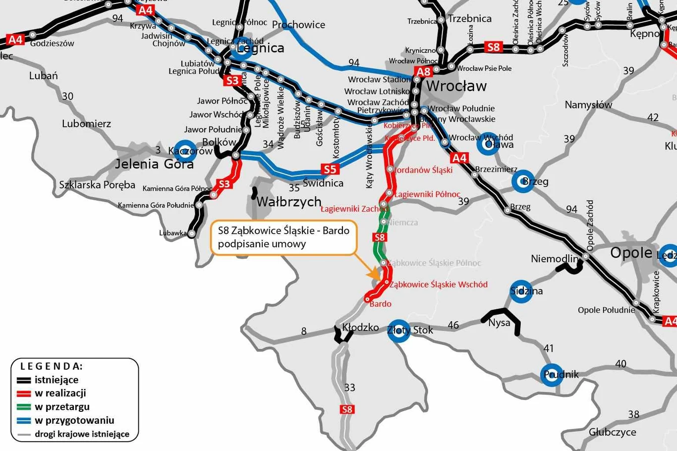 Kolejny odcinek S8 - podpisano umowę na projekt i realizację Kolejny odcinek S8 - podpisano umowę na projekt i realizację