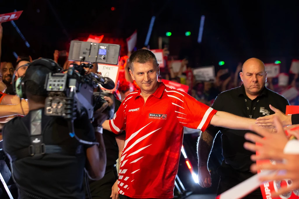 Krzysztof Ratajski podczas walk-on w Gliwicach