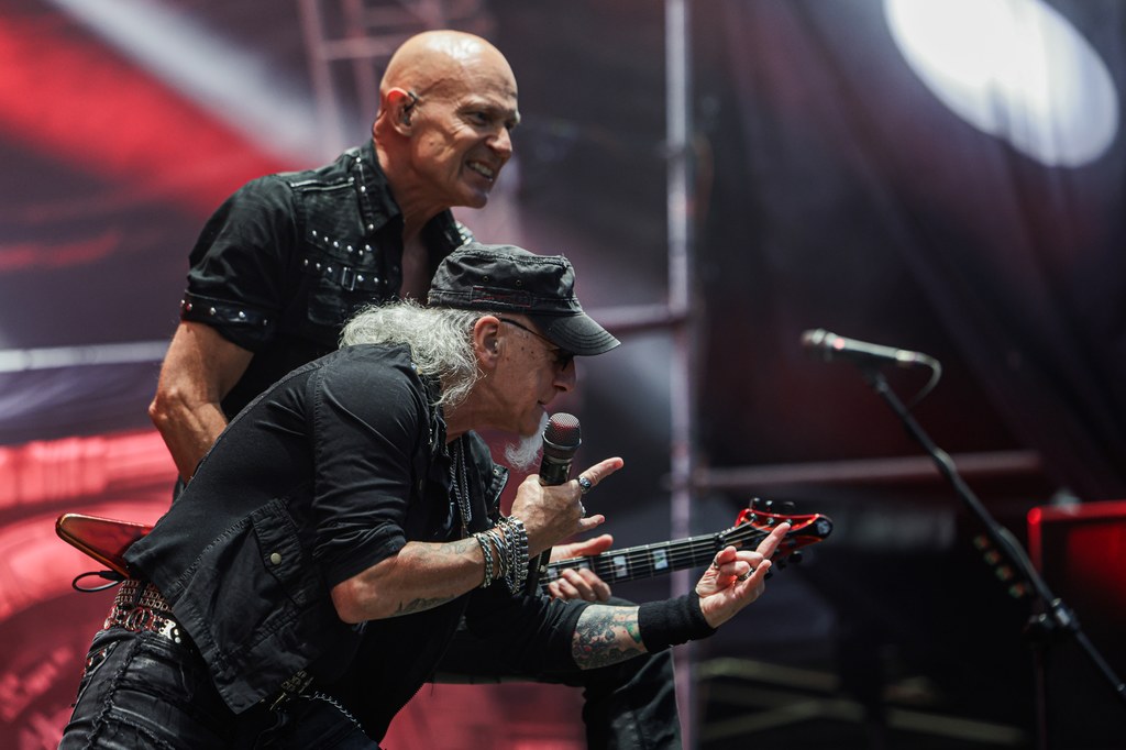 Marc Tornillo i Wolf Hoffmann (Accept) podczas Mystic Festival w Gdańsku