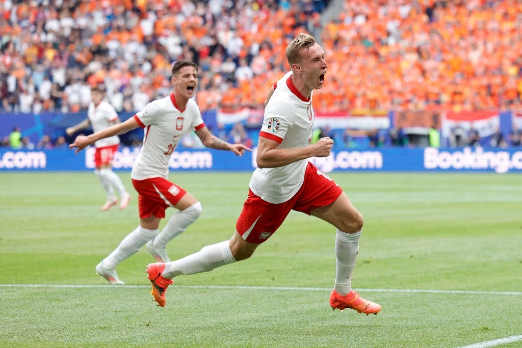 Adam Buksa zdobył bramkę na 1:0 Adam Buksa zdobył bramkę na 1:0