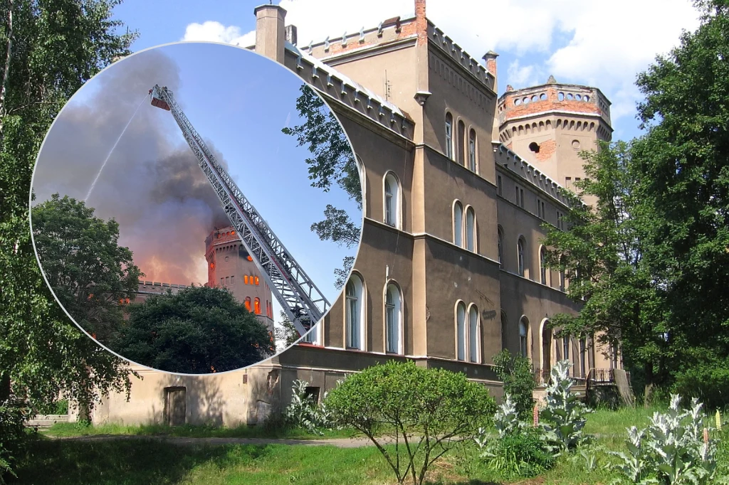 Pożar w zabytkowym pałacu Stolbergów we Wrocławiu Pożar w zabytkowym pałacu Stolbergów we Wrocławiu
