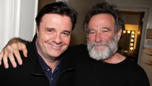 Nathan Lane i Robin Williams w 2011 roku