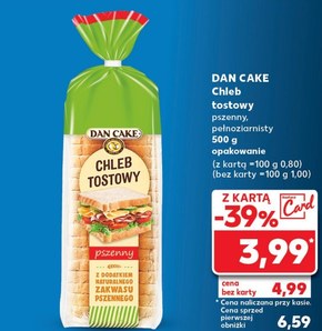 Dan Cake Chleb tostowy pszenny 500 g niska cena