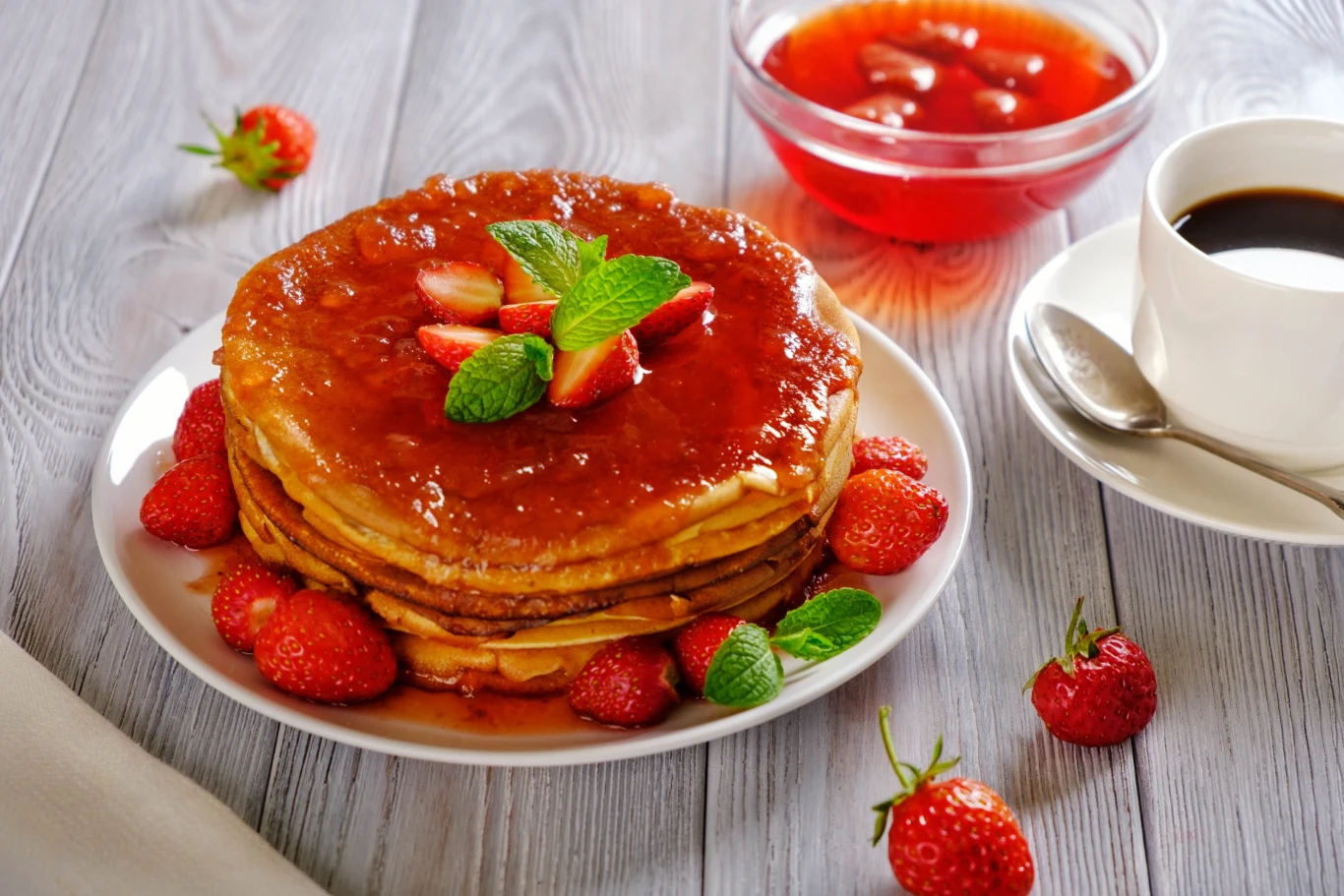 Torcik naleśnikowy - obiad na słodko 