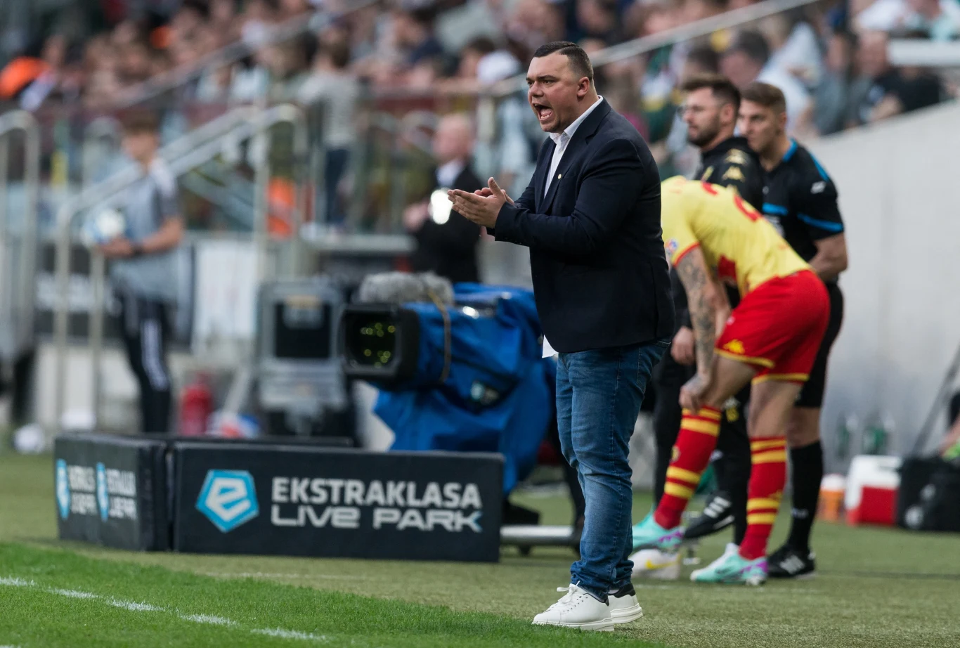 Adrian Siemieniec, trener Jagiellonii Adrian Siemieniec, trener Jagiellonii