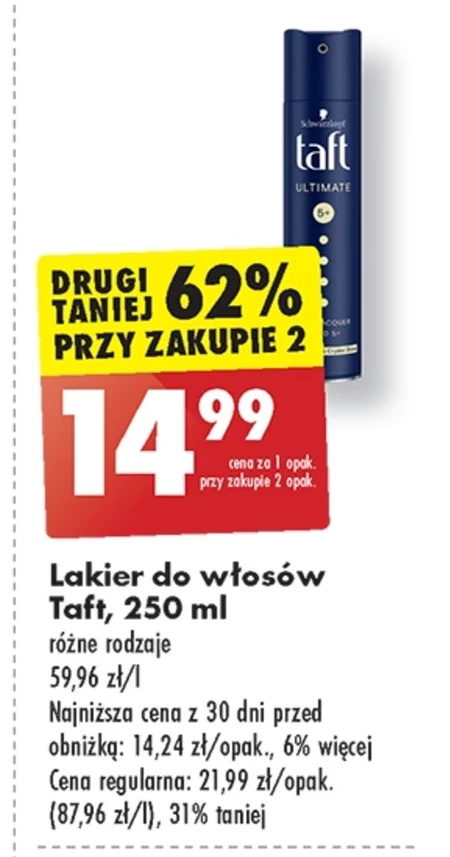 Taft Ultimate Lakier do włosów 250 ml