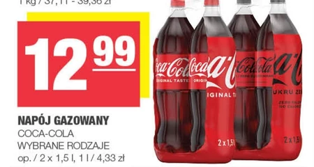 Coca-Cola Napój gazowany 2 x 1,5 l