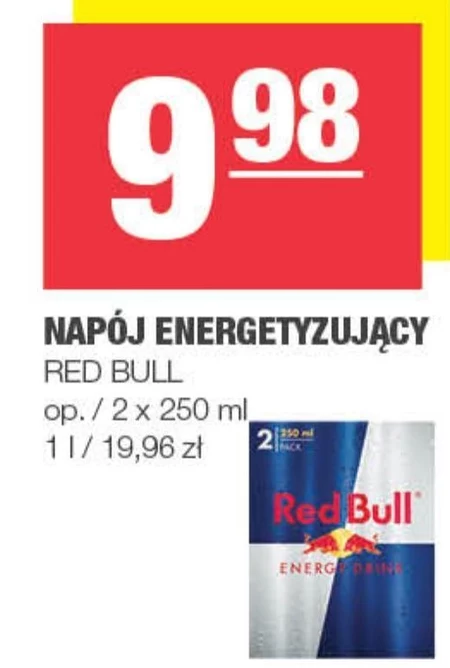 Red Bull Napój energetyczny 2 x 250 ml