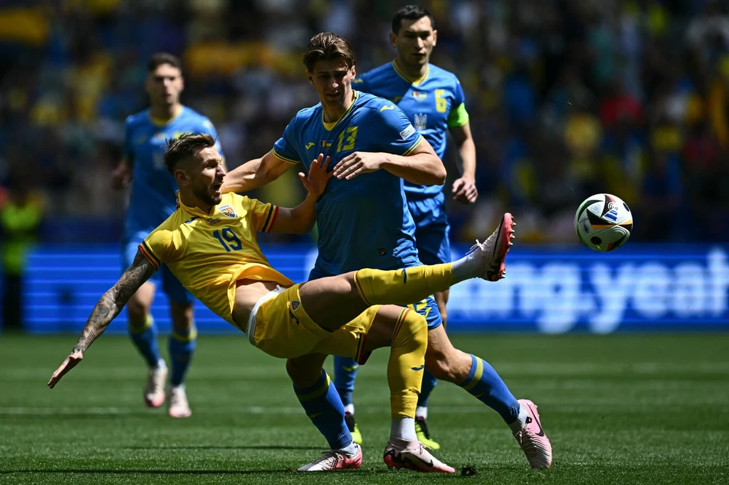 Mecz Rumunii z Ukrainą na Euro 2024