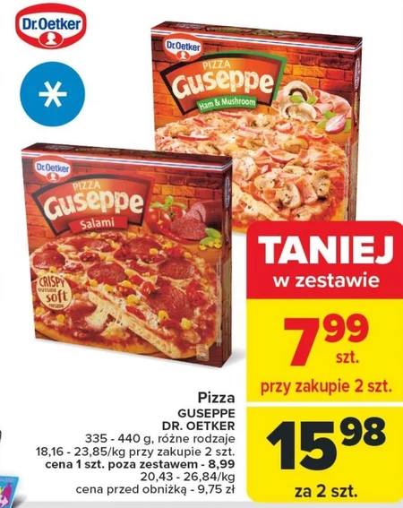 Dr. Oetker Guseppe Pizza salami 380 g