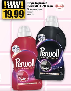 Perwoll Renew Black Płynny środek do prania 1 l (20 prań) niska cena