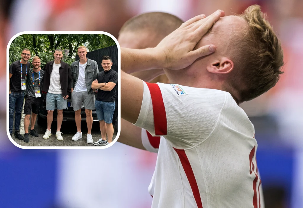 Reprezentacja Polski: Euro 2024. Adam Buksa, Jakub Piotrowski oraz wysłannicy Interii Reprezentacja Polski: Euro 2024. Adam Buksa, Jakub Piotrowski oraz wysłannicy Interii