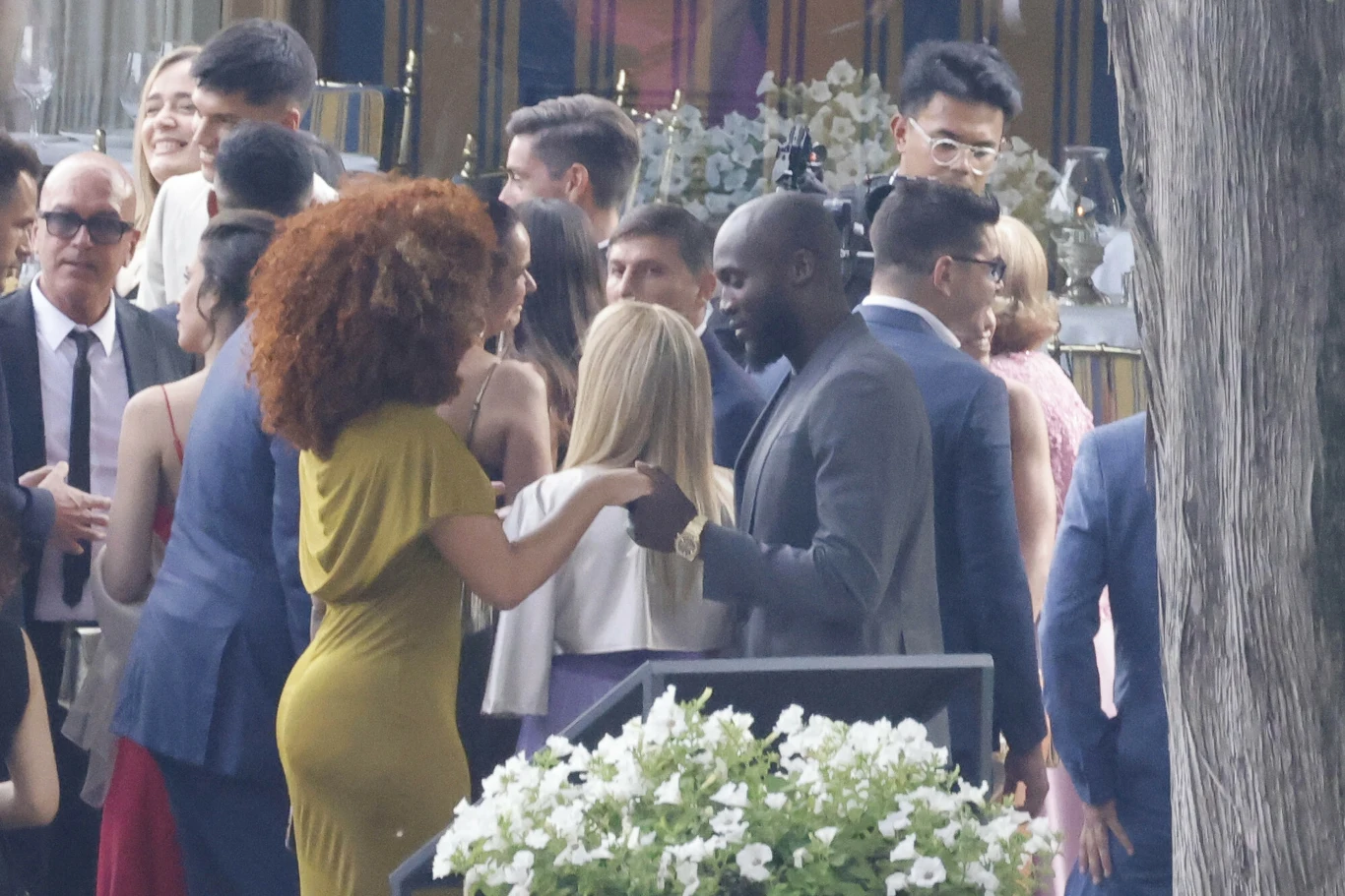 Romelu Lukaku u boku Megan Thee Stallion na ślubie Lautaro Martineza (2023 r.)
